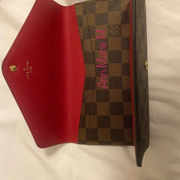 Louis Vuitton, Damier ebene wallet. - Picture 5 of 5